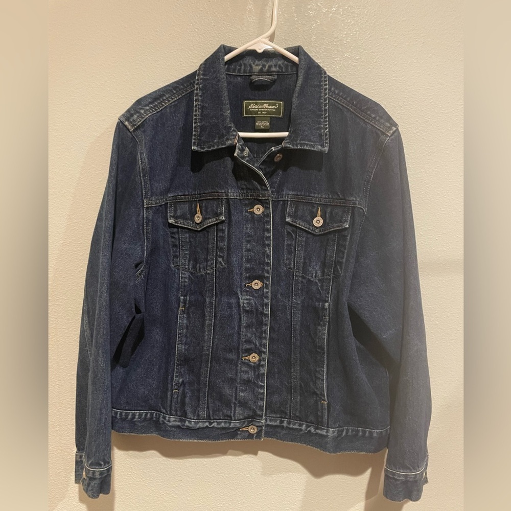 Eddie Bauer Dark Blue Denim Jacket